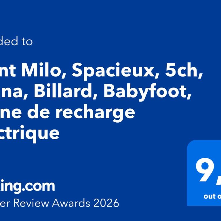 Mont Milo, Spacieux, 5ch, Sauna, Billard, Babyfoot, Borne de recharge électrique - Chalet - 37