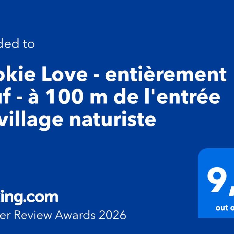 Cookie Love - entièrement neuf - à 100 m de l'entrée du village naturiste - Apartamento de 1 dormitorio - 10