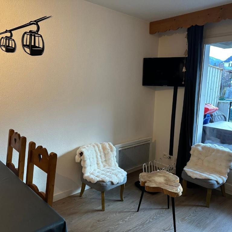 Grand Panorama T2 avec piscine aux pieds des télécabines - Appartement - 14