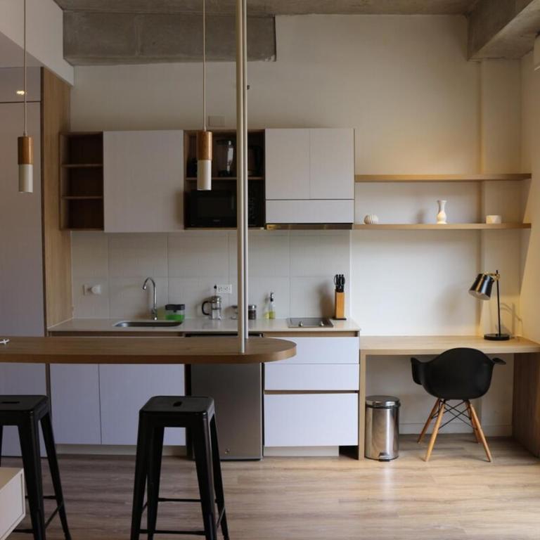Elegant and bright loft in Chapinero - One-Bedroom Apartment - 1
