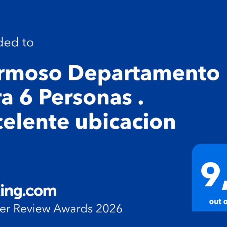 Hermoso Departamento para 6 Personas . Excelente ubicacion - Two-Bedroom Apartment - 23