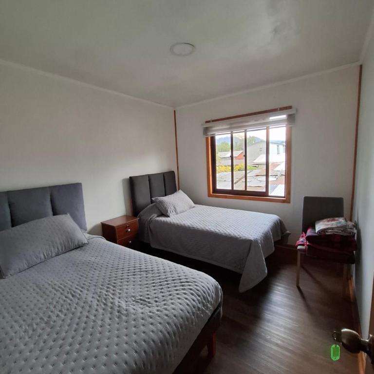 Habitación privada en Coñaripe de 2 Camas - Twin Room - 2