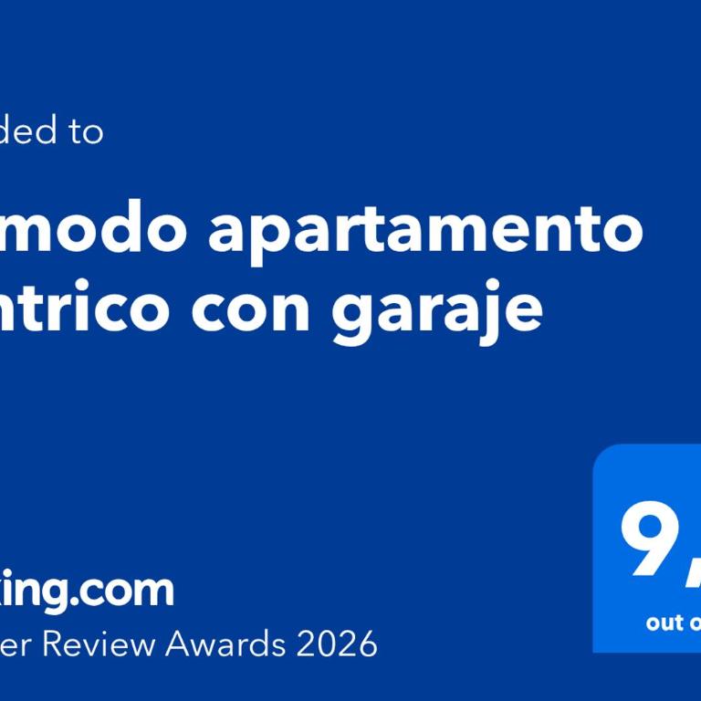 Cómodo apartamento céntrico con garaje - One-Bedroom Apartment - 35