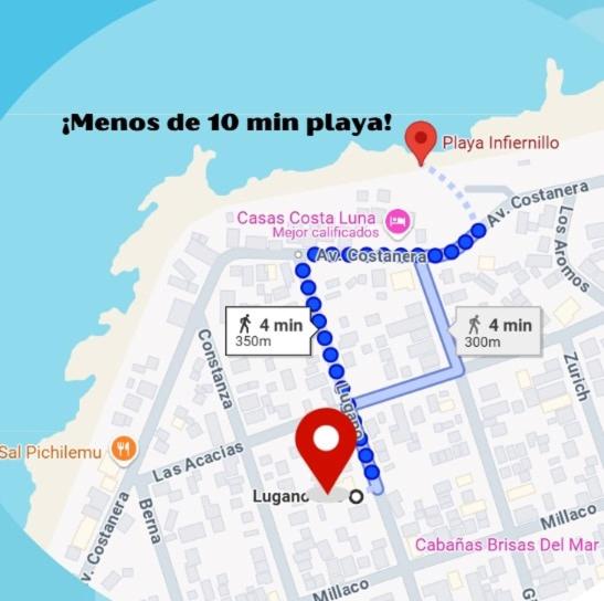 Casa Grande en Pichilemu, playa caminando a 5 min - Three-Bedroom Vacation Home - 7