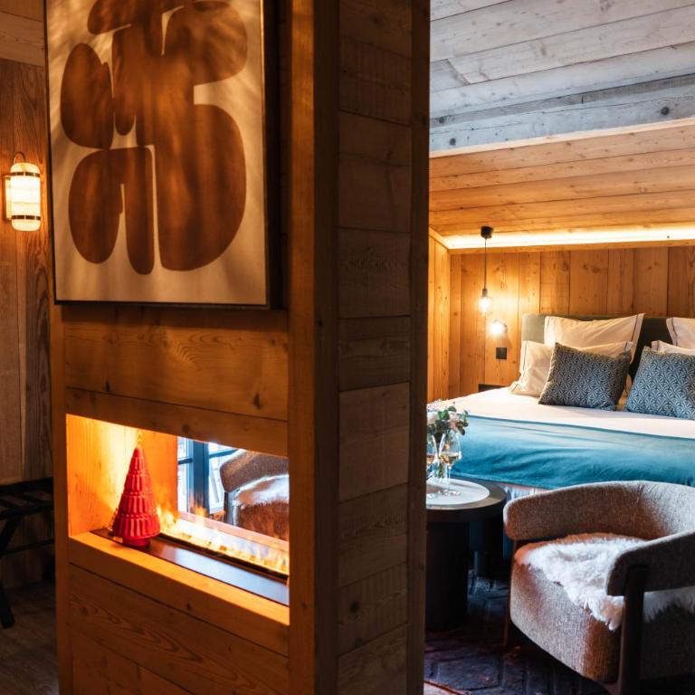 Chalet L'Écrin de Megève - Chambre Supérieure Lit Queen-Size - 7