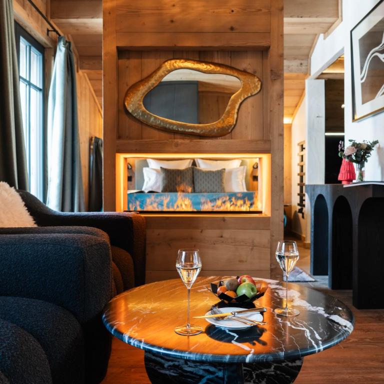 Chalet L'Écrin de Megève - Chambre Supérieure Lit Queen-Size - 2