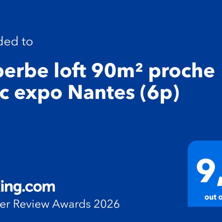 Superbe loft 90m² proche parc expo Nantes (6p) - Appartamento con 2 Camere da Letto - 2