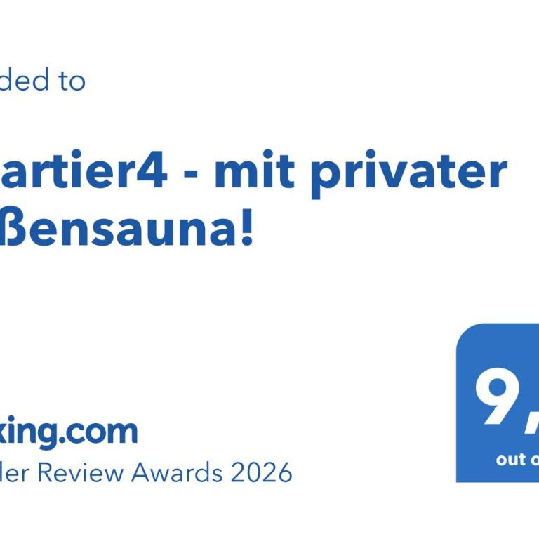 Quartier4 - mit privater Außensauna! - Apartment - 2