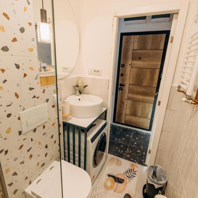 Studio49apartments Quiet in Niš Free Private Parking Fast WiFi - One-Bedroom Apartment with Balcony - 18