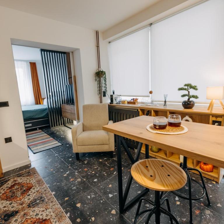 Studio49apartments Quiet in Niš Free Private Parking Fast WiFi - One-Bedroom Apartment with Balcony - 22
