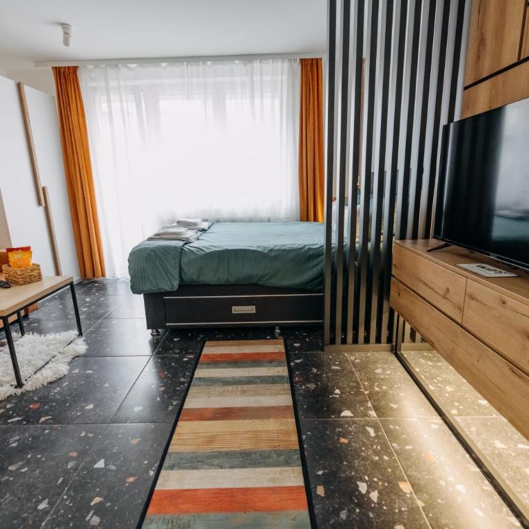 Studio49apartments Quiet in Niš Free Private Parking Fast WiFi - One-Bedroom Apartment with Balcony - 29