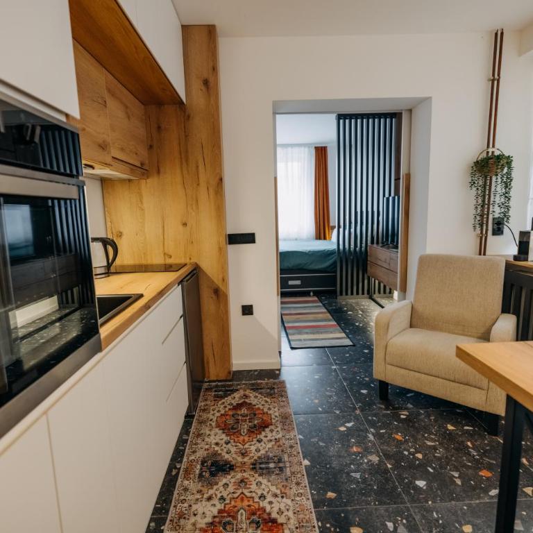 Studio49apartments Quiet in Niš Free Private Parking Fast WiFi - One-Bedroom Apartment with Balcony - 28