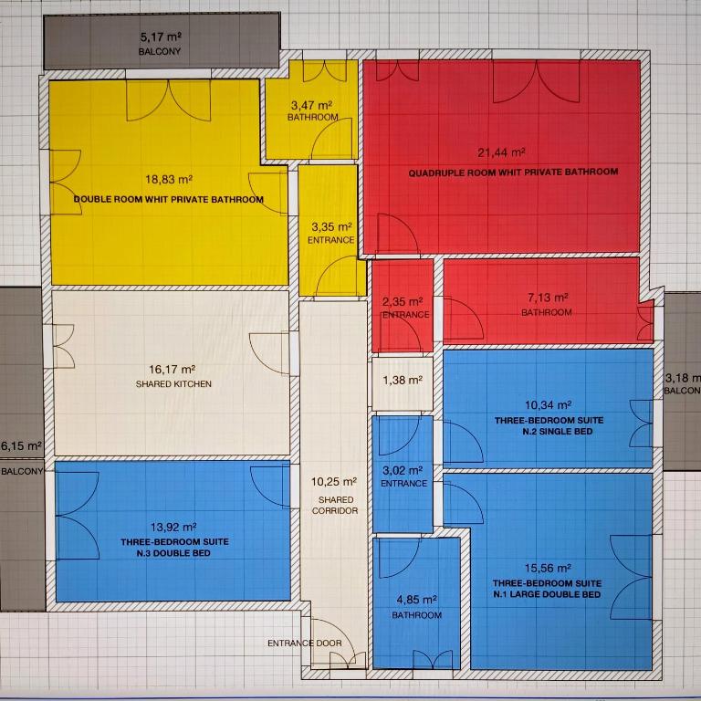 Il Merlo - Suite con 3 Camere da Letto - 4