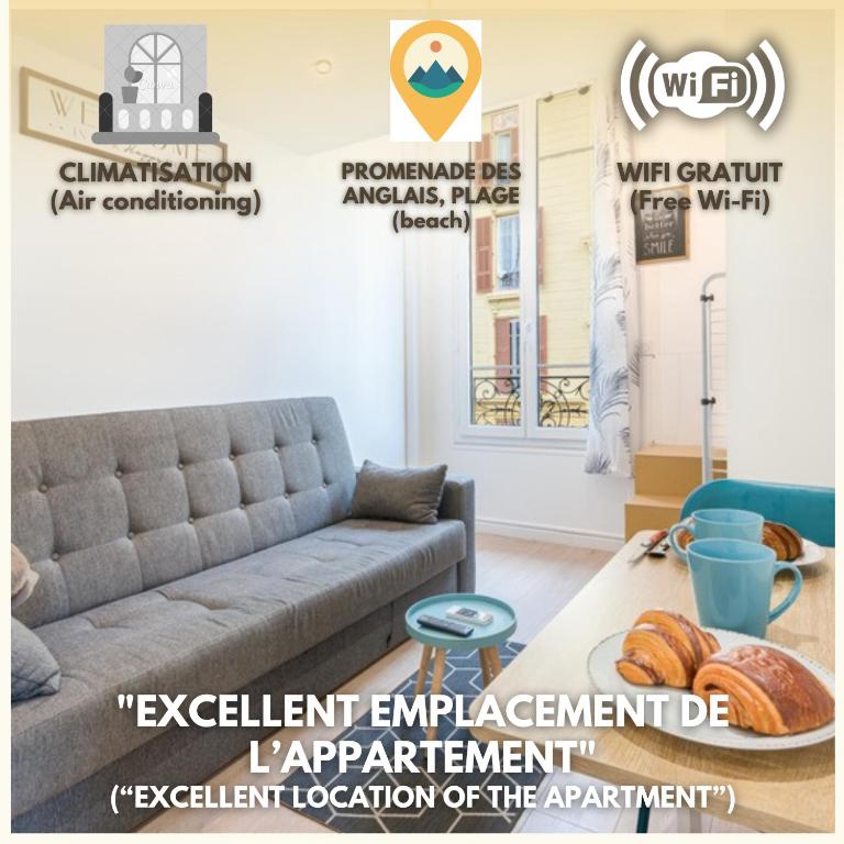 Le Nid de Magnan - 6min plage et transport - mezzanine - Appartement 2 Chambres - 1