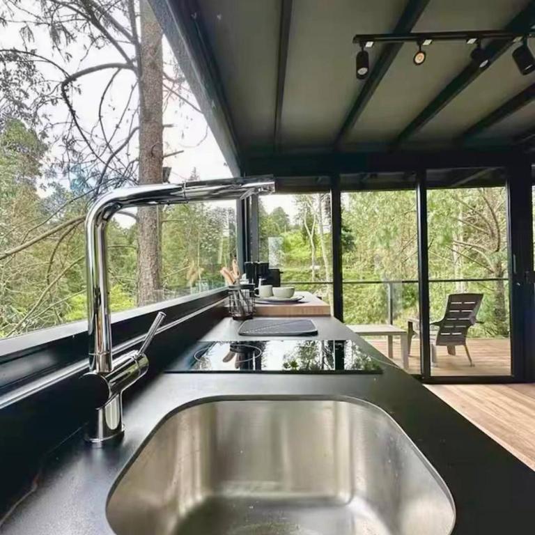Lake Cabin Near MetroCable ARVI - Habitación Doble - 1 o 2 camas - 2