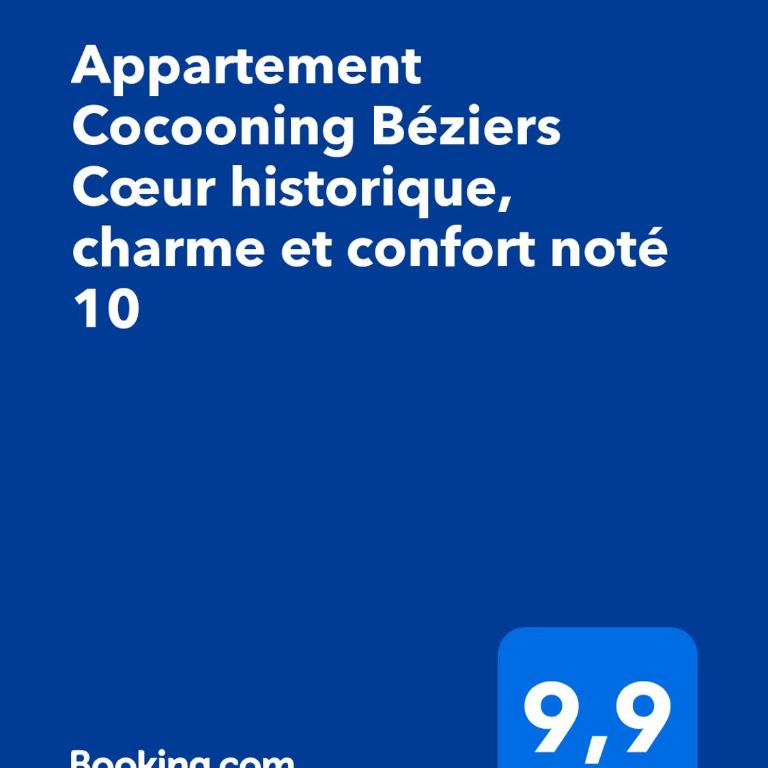 Appartement Cocooning Béziers Cœur historique, charme et confort noté 10 - Appartement 1 Chambre - 10