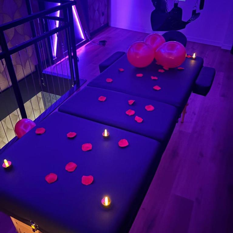 Suite romantique avec jaccuzzi - proche des lacs - La secrète room - Maison 1 Chambre - 38