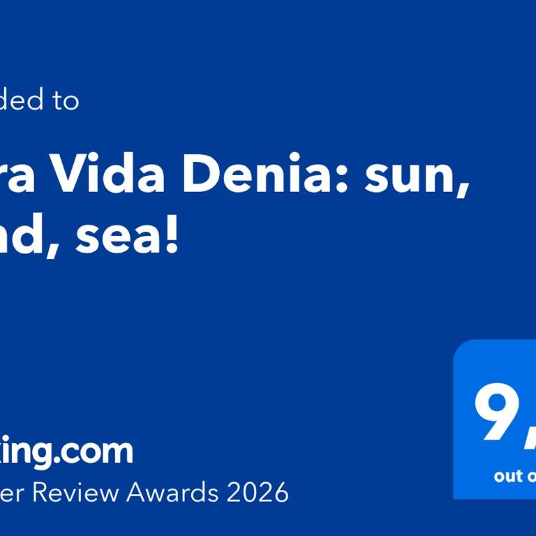 Pura Vida Denia: sun, sand, sea! - Apartamento de 3 dormitorios - 2