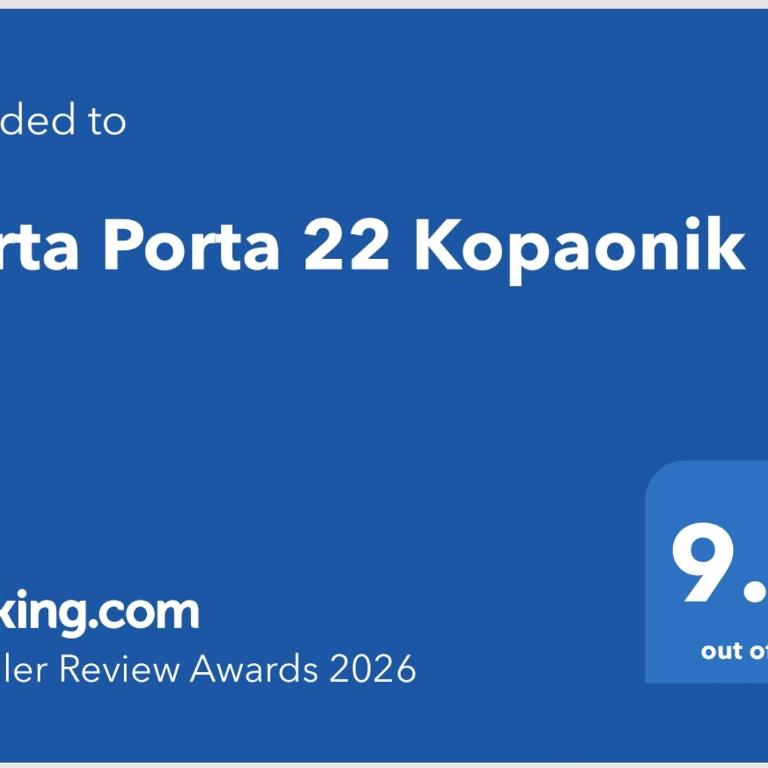 Porta Porta 22 Kopaonik - free garage - Apartman sa 1 Spavaćom Sobom - 3