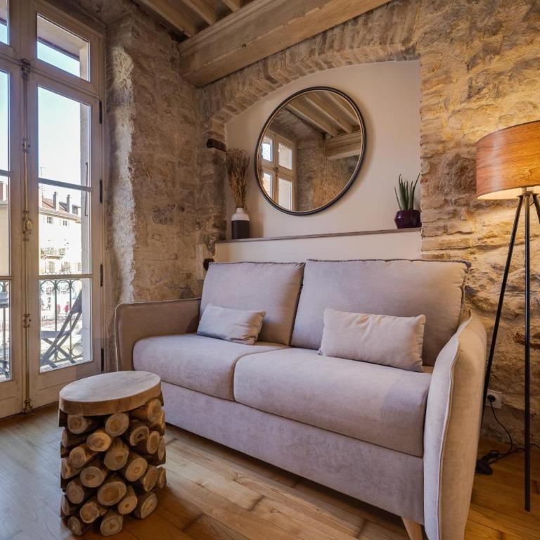 Le Balcon Perrière II - Appartement de charme avec vue directe sur le Thiou - Appartement - 2