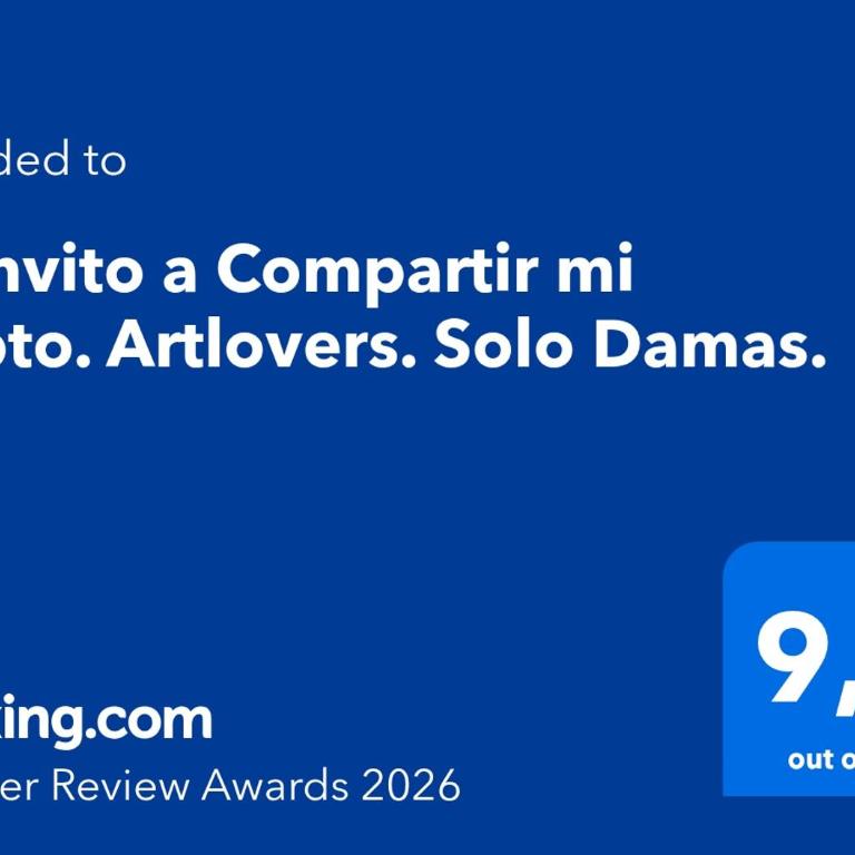 Te invito a Compartir mi Depto. Artlovers. Solo Damas. - Habitación Individual Estándar con baño compartido - 3