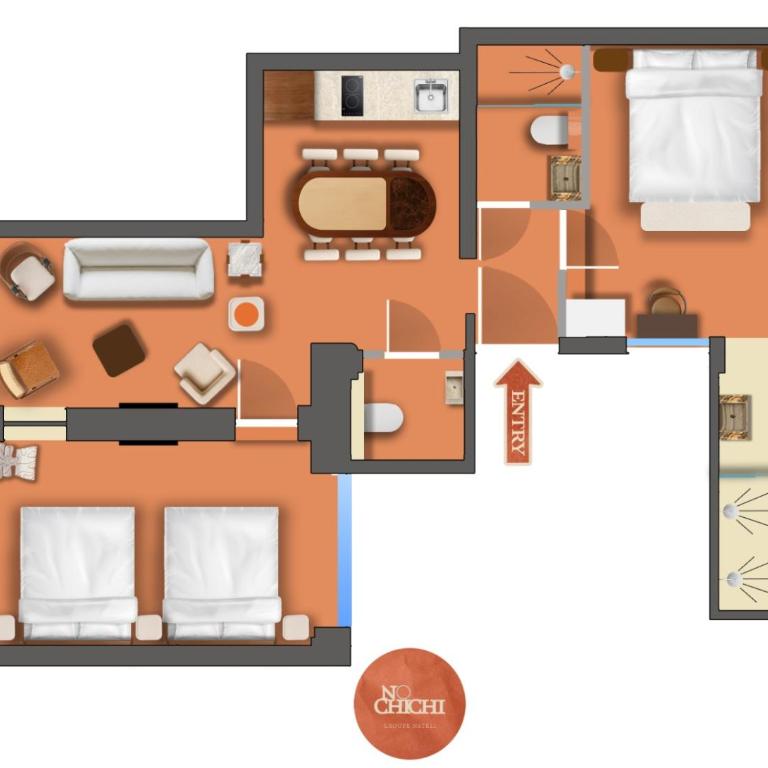 NoChichi Collections - Tuileries - Appartement 2 Chambres - 23