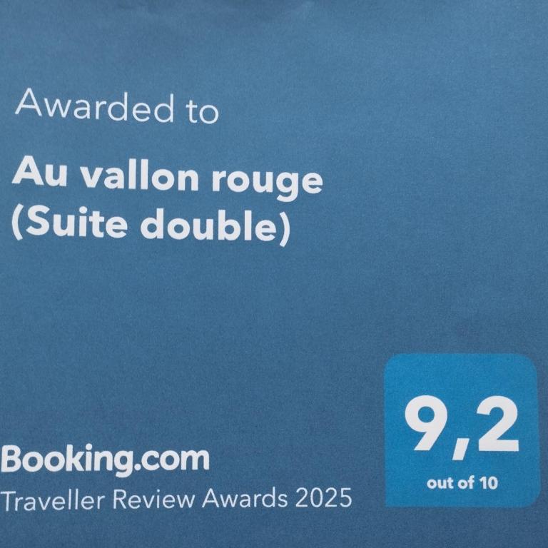 Au vallon rouge (Suite double) - Chambre Double ou Lits Jumeaux Standard - Vue sur Jardin - 2