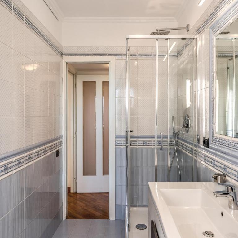White Vatican Apartment - Two-Bedroom Apartment with Balcony - 22