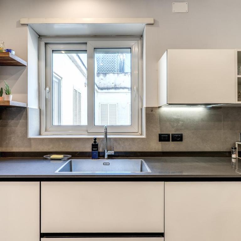 White Vatican Apartment - Two-Bedroom Apartment with Balcony - 19