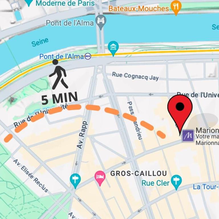 Sublime Appartement 4P - Tour Eiffel 5' - Appartement 2 Chambres - 12