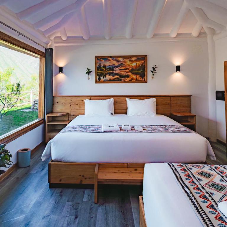 Tara Vegan Lodge - Sacred Valley - Double or Twin Room with Mountain View - 5