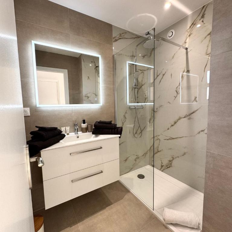 Studio lumineux VUE MER - NEUF entre Monaco-Menton - WIFI - Appartement - Vue sur Mer - 15