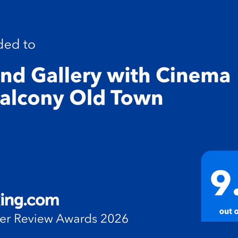 Grand Gallery with Cinema & Balcony Old Town - Three-Bedroom Premium Apartment with Balcony - 17