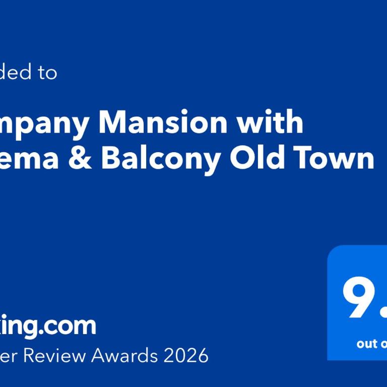 Company Mansion with Cinema & Balcony Old Town - Four-Bedroom Apartment with Balcony - 18