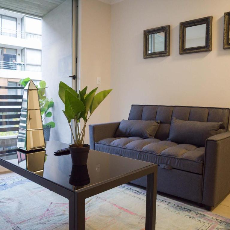 Terrace Vibe Chic Apartment Steps from Metro - Apartment - 13