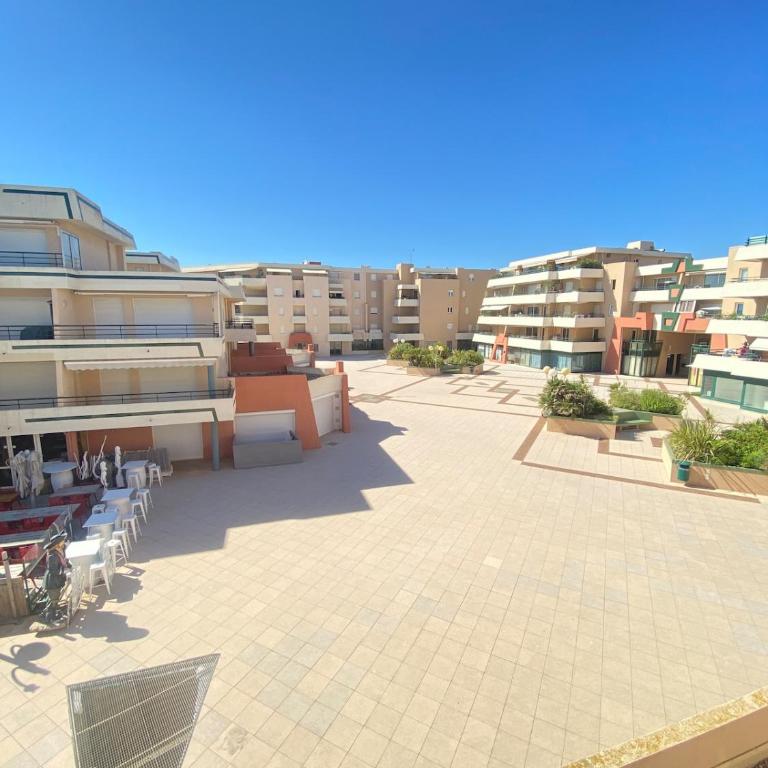 T2 lumineux 1 ch 4 couchages Résidence avec piscine, accès mer - Apartment mit 2 Schlafzimmern - 12