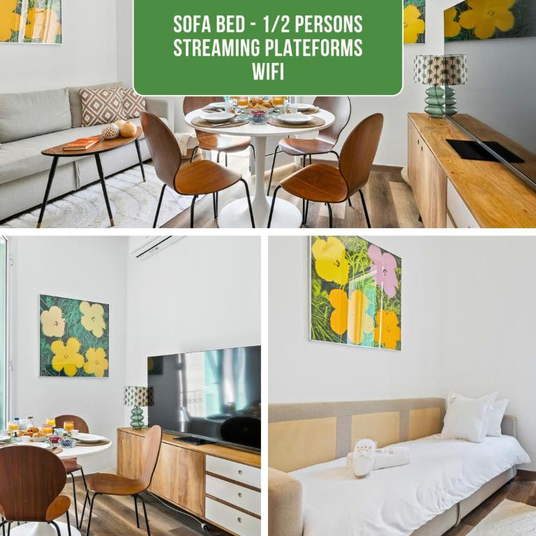 Le Corner - Beach 15 min - Ideal couples or groups - Air conditionner - Near events - Quiet - Premium services - Appartement 3 Chambres - 9