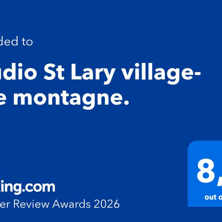 Studio St Lary village-vue montagne. - Apartamento de 1 dormitorio - 2