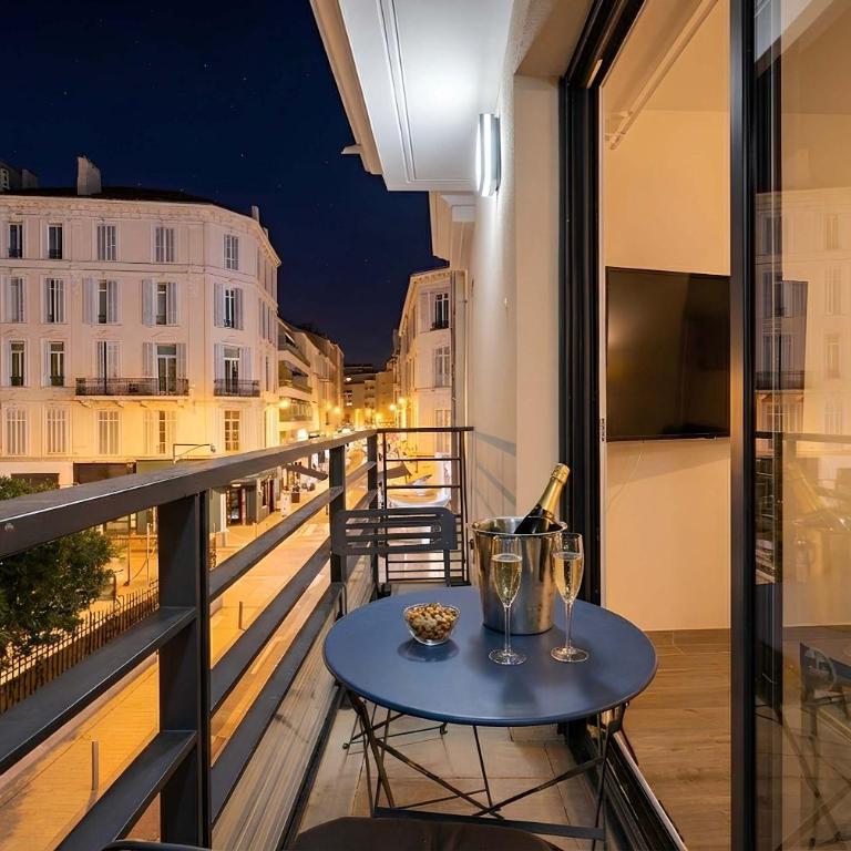 Sud Croisette - Proche Palais des Festivals - Appartement 1 Chambre avec Balcon et Vue sur la Ville - 1