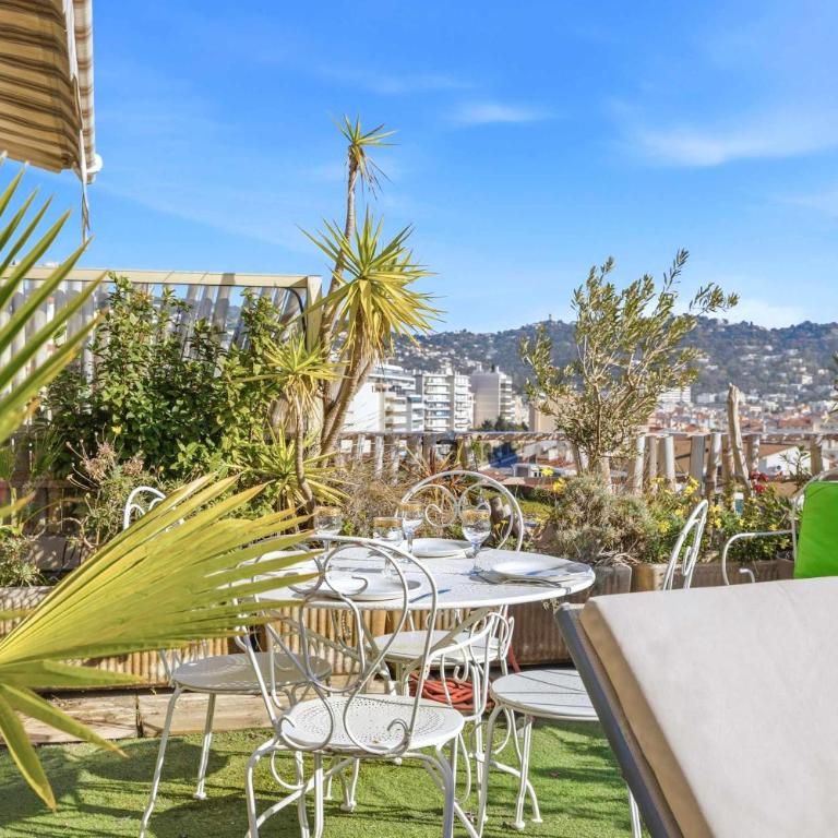 Jardin Suquet - Appartement panoramique Grande terrasse vue sur mer & Palais - Apartment - 41