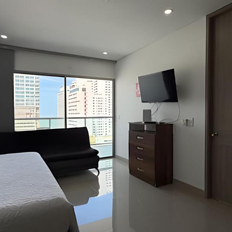 Hermoso Apto de 1 hab con Vista al Mar - Piso 10 - Apartment with Balcony - 10