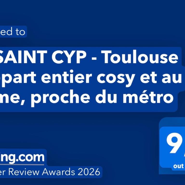 LE SAINT CYP - Toulouse - appart entier cosy et au calme, proche du métro - One-Bedroom Apartment - 2