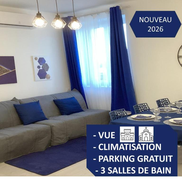 Appartement Somea 110m2 climatisé, parking, proche Sanctuaire - Apartment mit 3 Schlafzimmern - 1