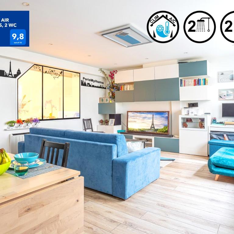 Paris my home, GF, AIR COND, 2 SHOWERS, 2 WC - Apartment - Ground Floor - 1