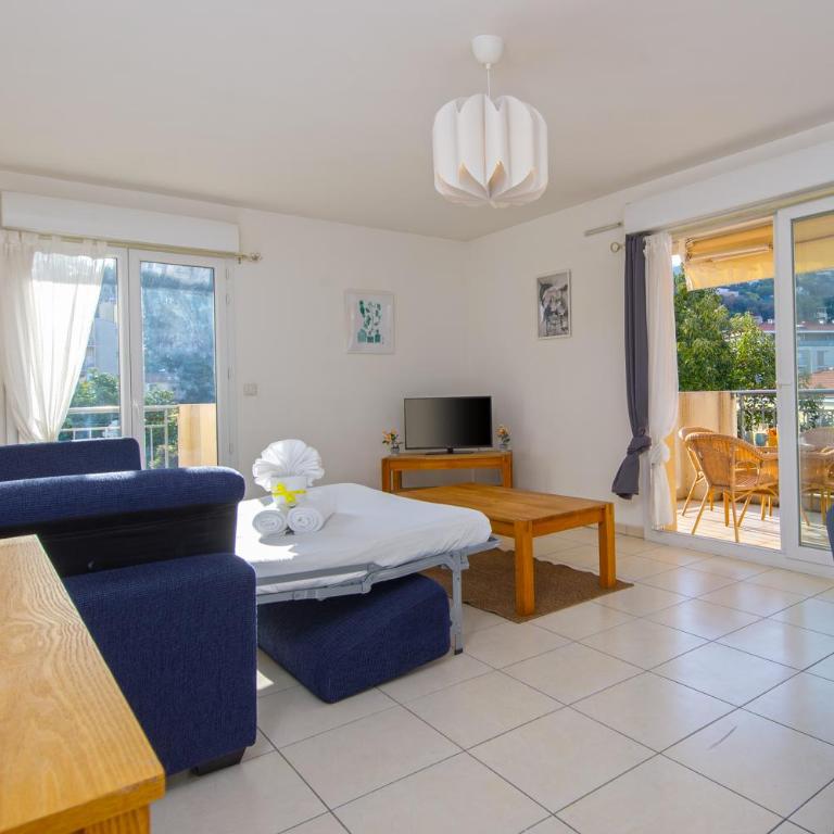 VILLA MELANIE - Agréable 3 pièces - Centre ville Menton - Parking - Two-Bedroom Apartment - 16