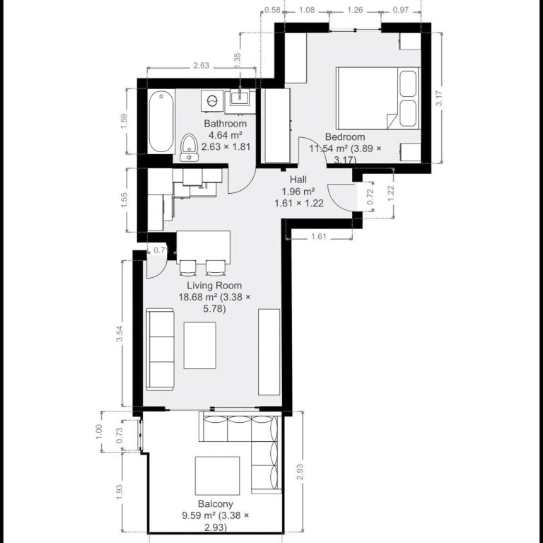 Park Beach & Pool - One-Bedroom Apartment - 15