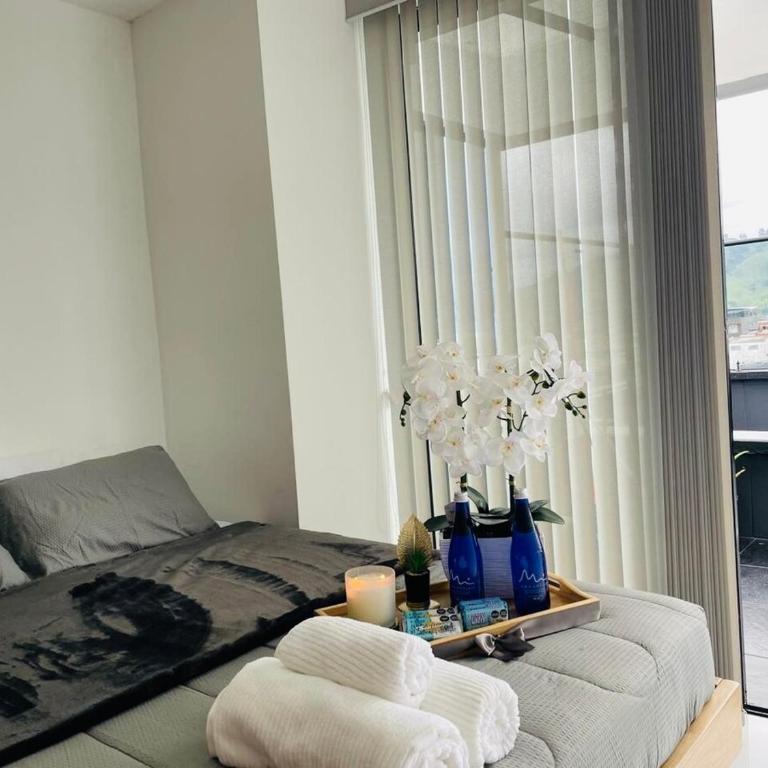 Penthouse con jacuzzi y vistas en Santa Rosa - Three-Bedroom Apartment - 58