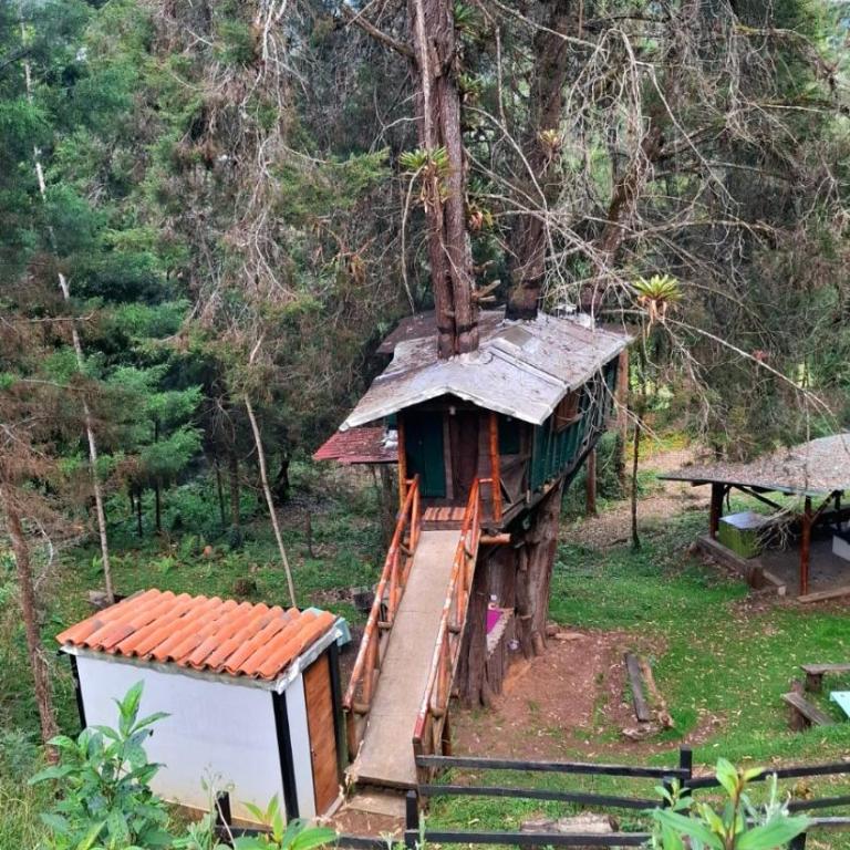 Casa en el Arbol - Cerca Metrocable ARVI - Camping - Casa con 1 dormitorio - 54