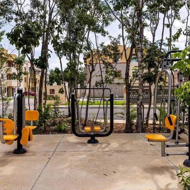 Depa familiar para 6 personas con alberca & cerca del Tren Maya & playa - Apartamento de 2 dormitorios - 21
