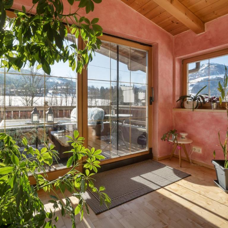 Panorama Lodge - Bergblick & Natur - Apartment mit 2 Schlafzimmern mit Balkon und Terrasse - 1